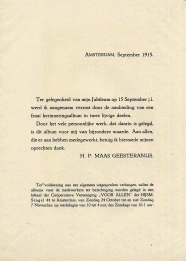 Gedenkboek 25 jaar HIJSM - H.P. Maas Geesteranus